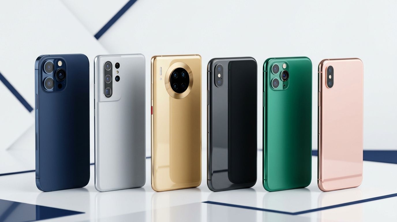 Selection of smartphones for browsing and comparison