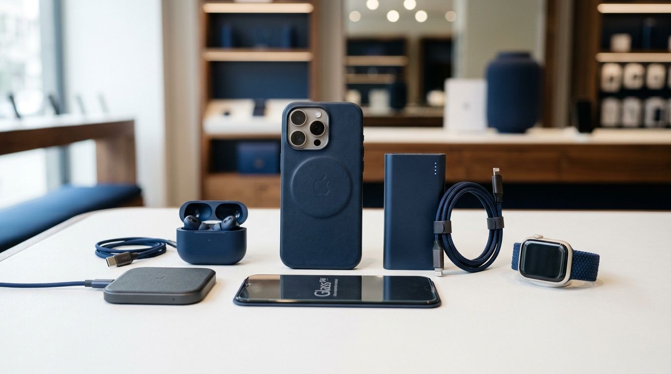 Collection of phone accessories