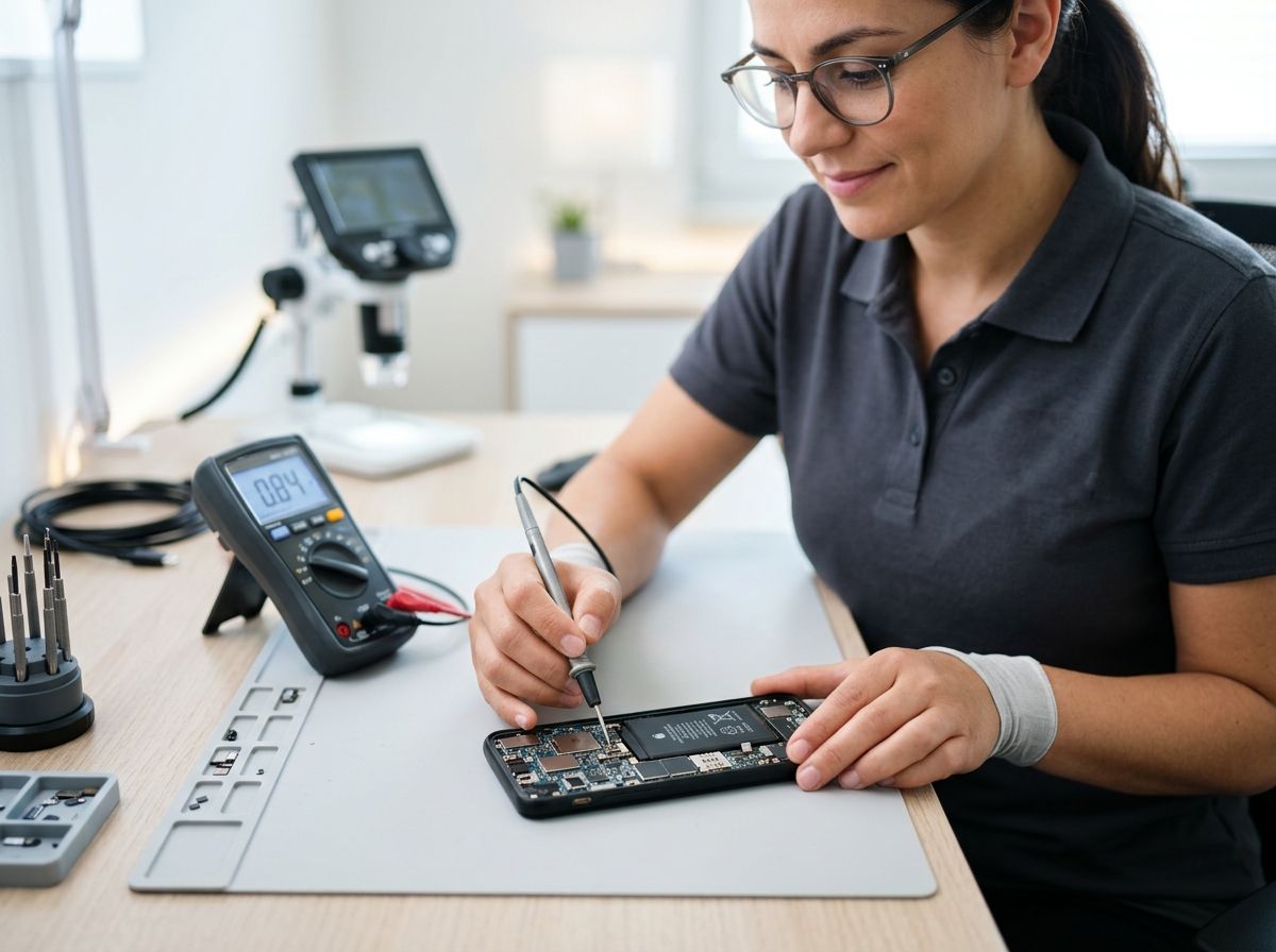 Smartphone diagnostic service